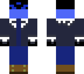 blue snow enderman