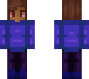 blue sweatshirt