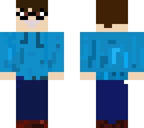 blue sweatshirt glasses