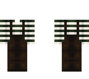 ob - pirate stripe shirt w/ brown overalls