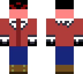 red snow enderman