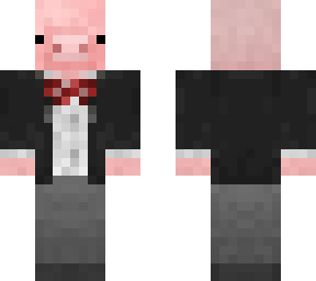 tuxedo pig