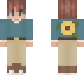 blue sunflower boy (with dark eyes) improvment