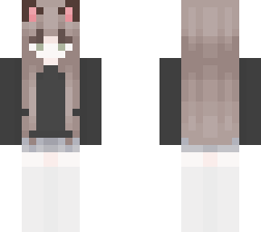 cat girl (brown hair)