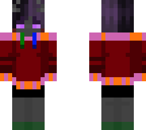 ender guy in cool hoodie and miniskirt