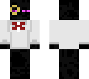 fancy enderman in white suit