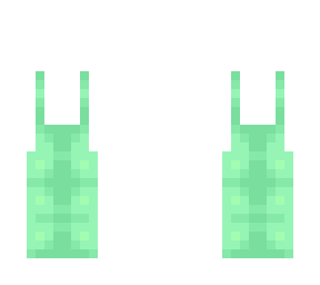 ob - pastel green overalls