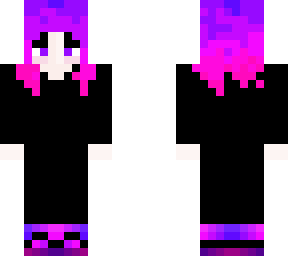 pink & purple disco girl