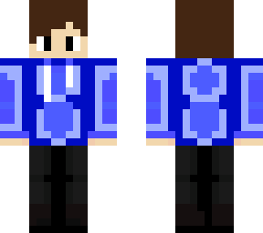a boy with a blue jacket
