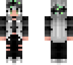 black & gray gothic egirl