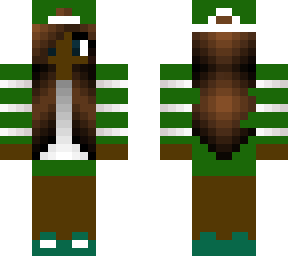 black girl in green