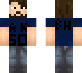 brandon herrera(the ak guy) with blue ak-50 shirt