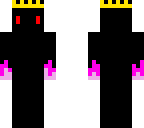evil ender crowned man