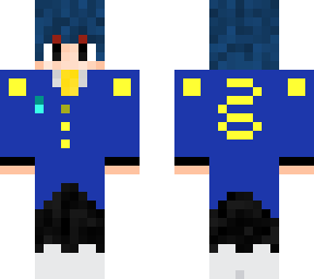 pryce with blue hair