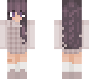 bandaid- half braided hair w checkered dress