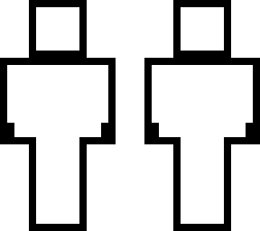 Black Outlined | Minecraft Skin