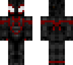 black red spider man