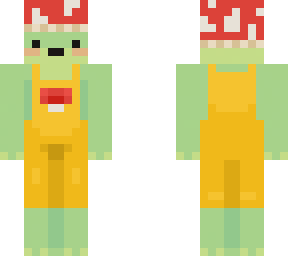 frog with dungarees