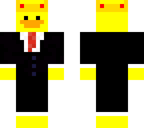 king duck in a tux