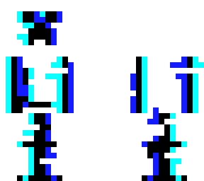 new glitched creeper