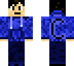 pixel gamer blue (mouth variant)
