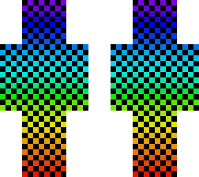 rainbow gradient checkers