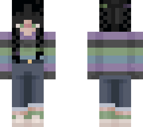 recolor <3 black hair stripes
