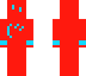 red blob skin