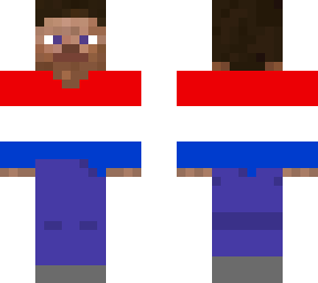 Steve Netherlands Flag | Minecraft Skin