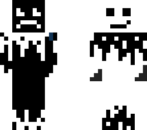 black and white