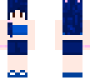blue girl