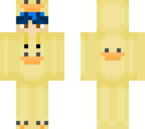 blue hair duck