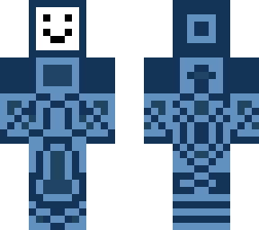 blue shades and white to black and white
