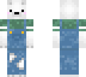 forest denim polar bear