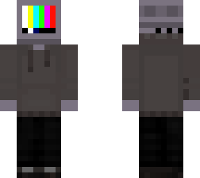 glitched tv head