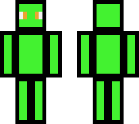 green block man