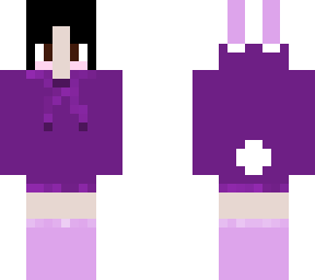 purple bunny girl