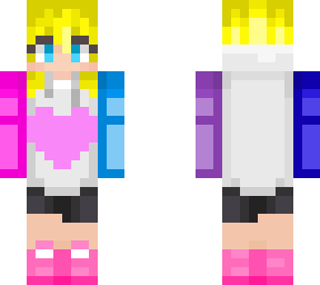 blonde in an og sweater