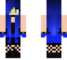 blue goth girl
