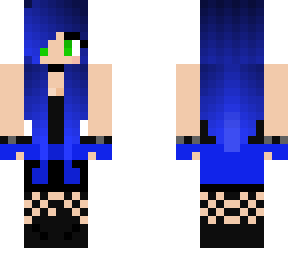 blue goth girl
