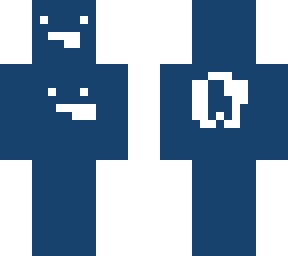 blue man