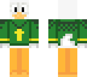 duck cross necklace