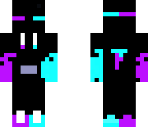 enderman bleu et violet