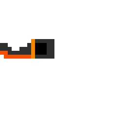 gray + orange snake pixilart