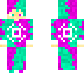 pink-turquoise split