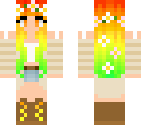 cute rainbow summer vibes girl