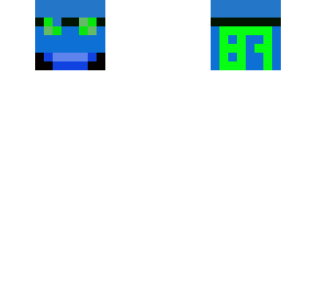 Filip Poznaski Kask Niebieeski | Minecraft Skin