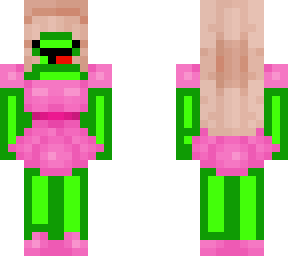 meatballdenfender in a wig and pink dress 2.o