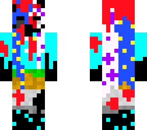 minecraft fan girl but is looks like shes from a horrmovey