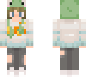 scarland sweatshirt + frog hat!!